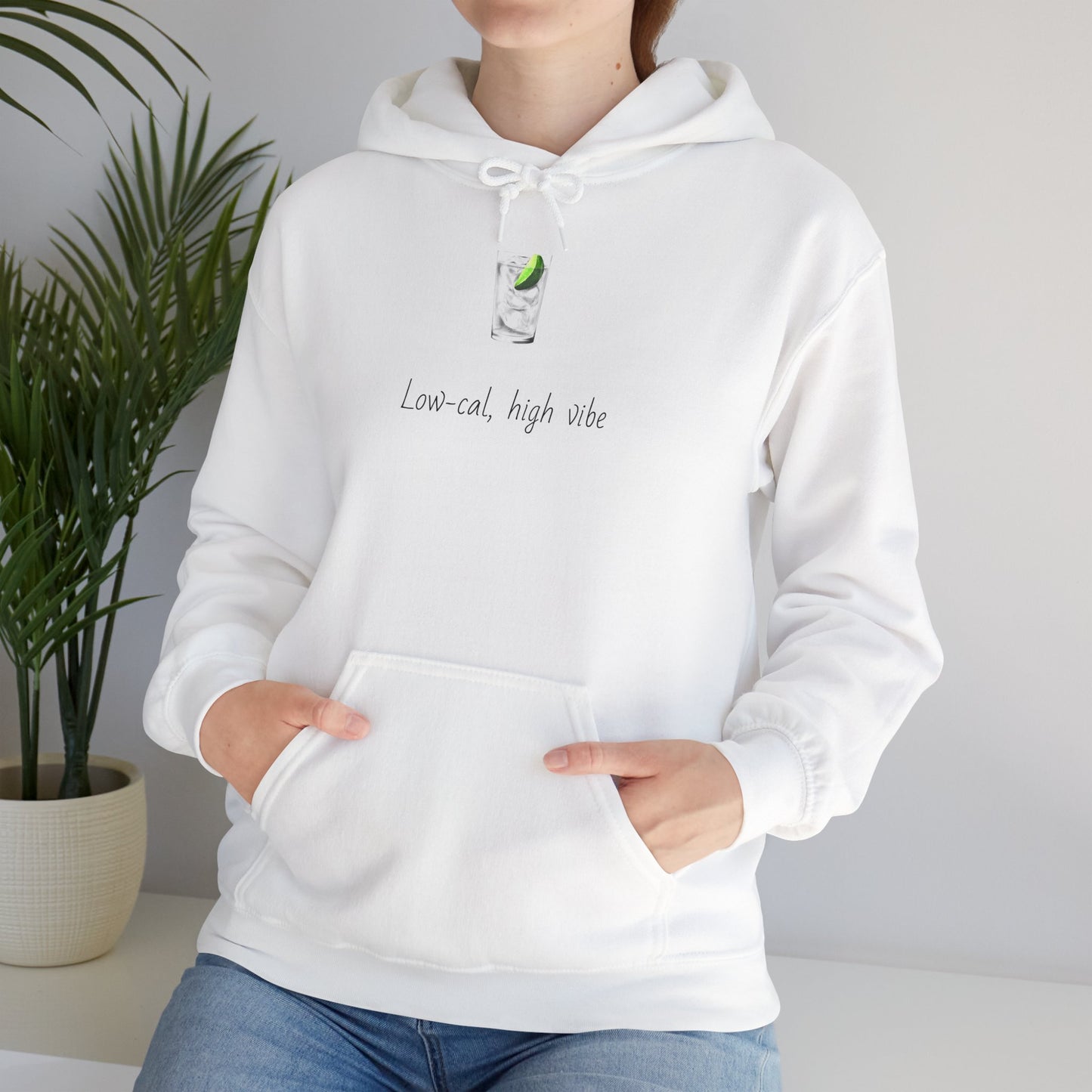 "Low-Cal, High Vibe" - Classic Vodka + Soda Hoodie