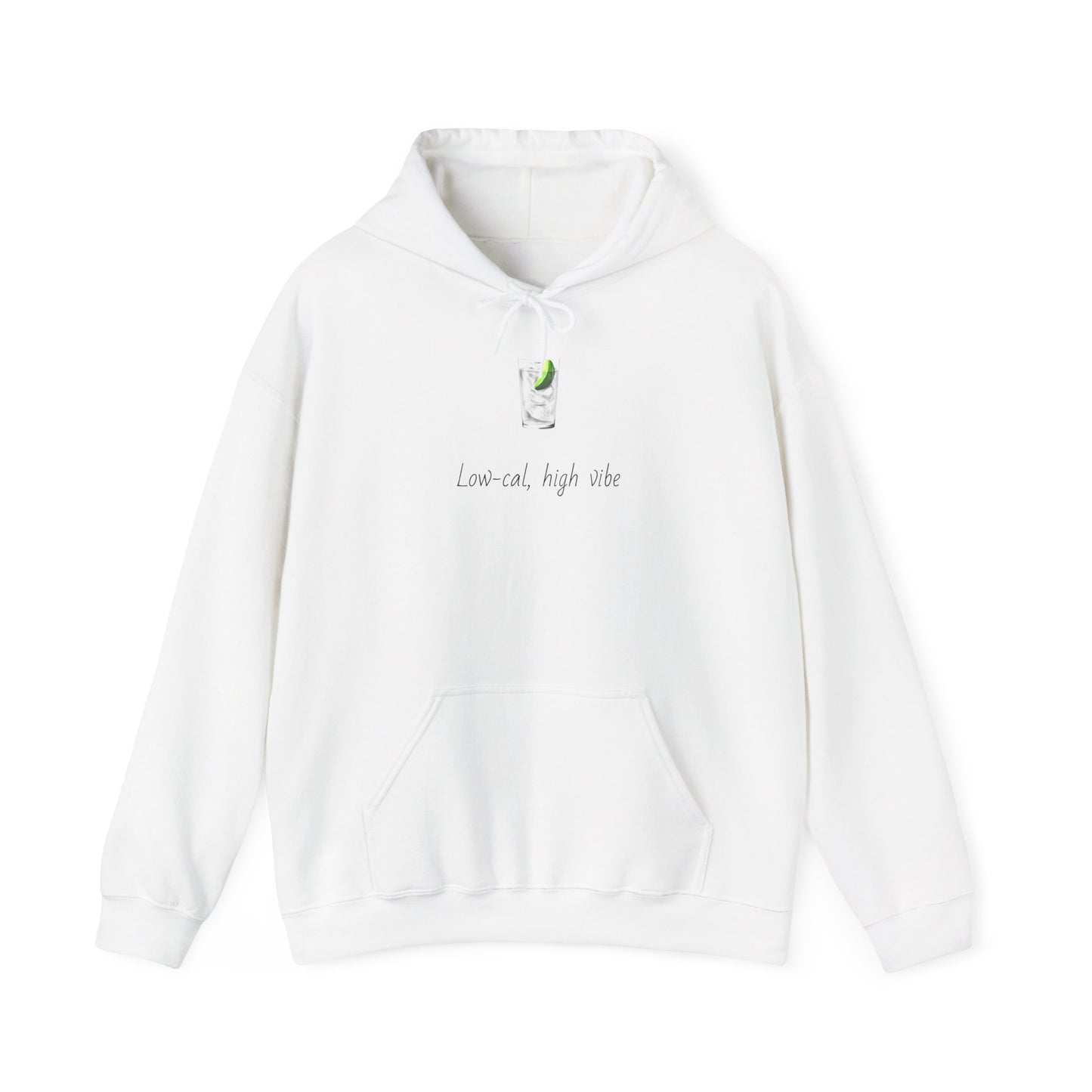 "Low-Cal, High Vibe" - Classic Vodka + Soda Hoodie