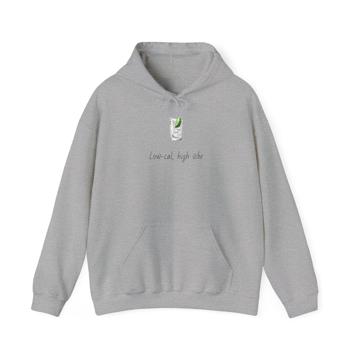 "Low-Cal, High Vibe" - Classic Vodka + Soda Hoodie