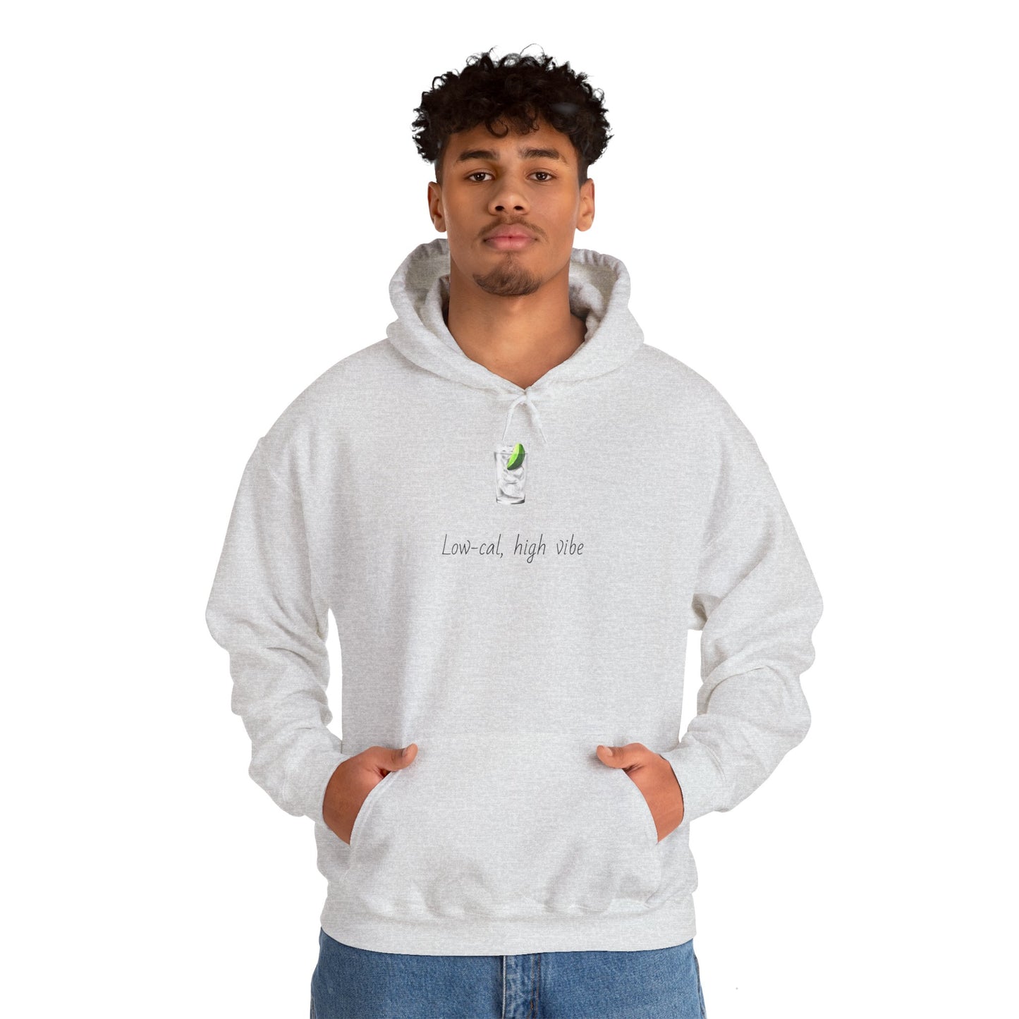 "Low-Cal, High Vibe" - Classic Vodka + Soda Hoodie