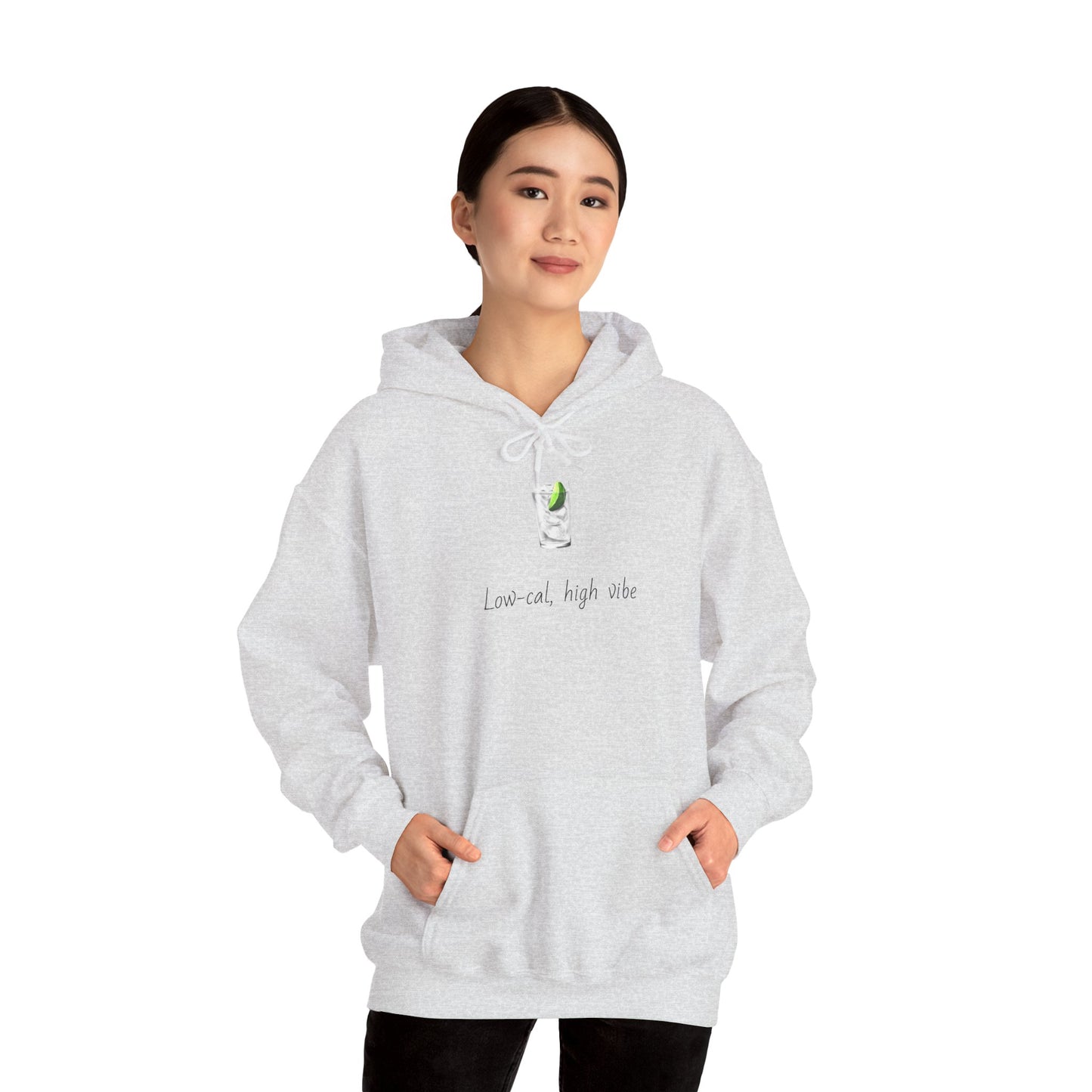 "Low-Cal, High Vibe" - Classic Vodka + Soda Hoodie